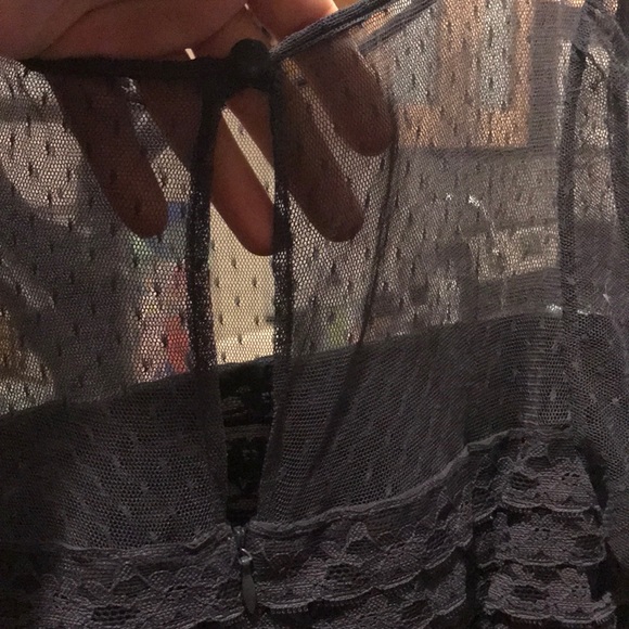 Free People Mesh Long Sleeve Dress - Picture 5 of 5